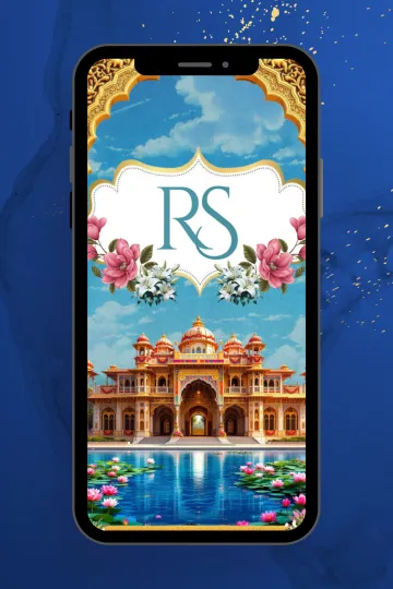 Royal Palace Themed Wedding Invitation