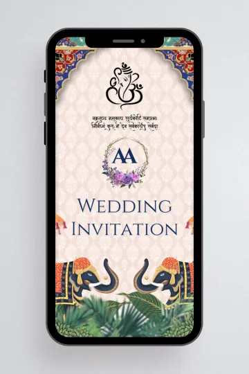 Traditional Indian Ecard Video Invitation
