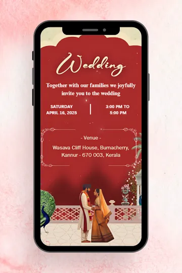 Minimalist Wedding Invitation Video