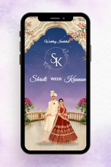 Luxurious North Indian Wedding Invitation Video