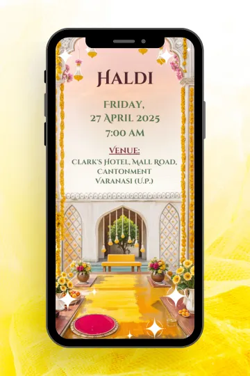 Indian Wedding Invitation Video for Whatsapp