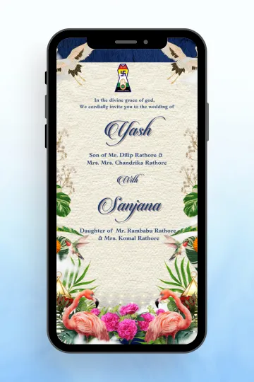 Sacred Ties Jain Digital Invite