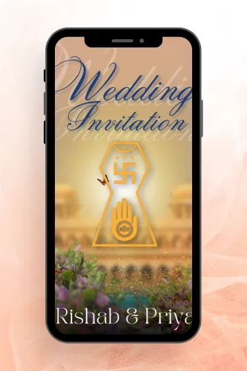 Sacred Jain Wedding Digital Video Invite