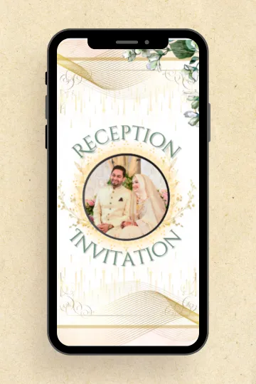 Wedding Walima Invite Digital Video Invitation