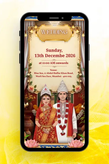 The Beginning of Forever Bengali Video Invitation