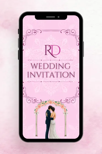 Two Hearts, One Blessing Christian Wedding Invitation