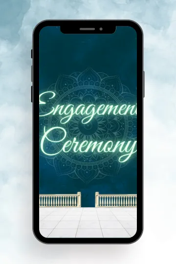 Photo Based Ring Ceremony Video Invitation