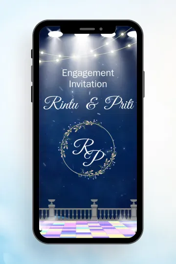 Dance-Floor Engagement Video Invitation Digital