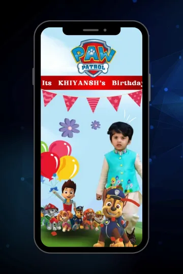 PAW Patrol Birthday Invitations